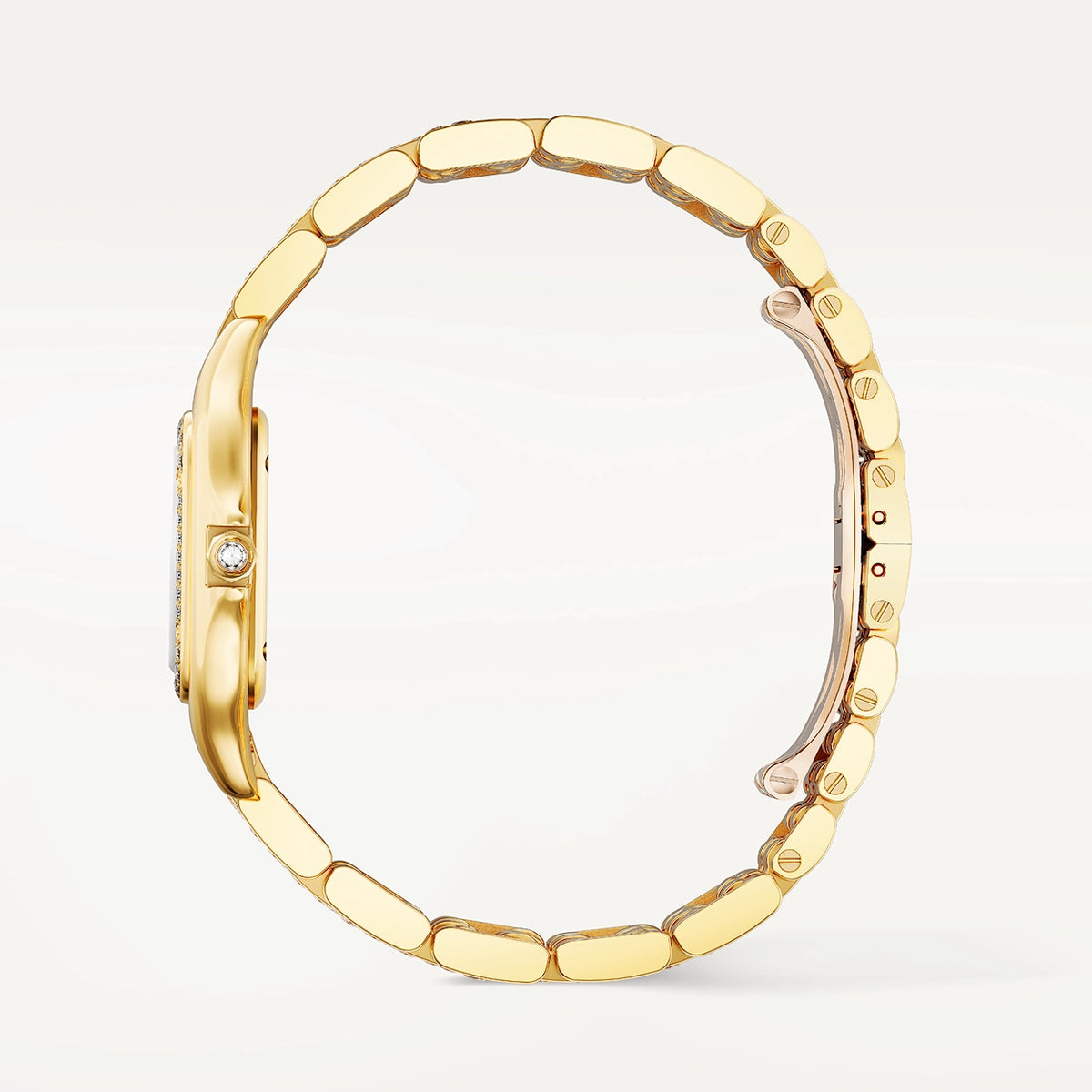 Cartier Panthère de Cartier Medium 18ct Yellow Gold Full Diamond Set Watch - Berry's Jewellers