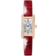 Cartier Tank Américaine Mini 18ct Rose Gold Diamond Bezel Strap Watch - Berry's Jewellers