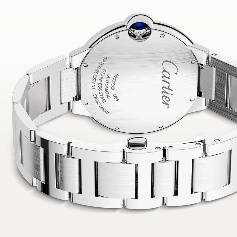 Ballon Bleu 42mm Silver Dial Automatic Mens Bracelet Watch