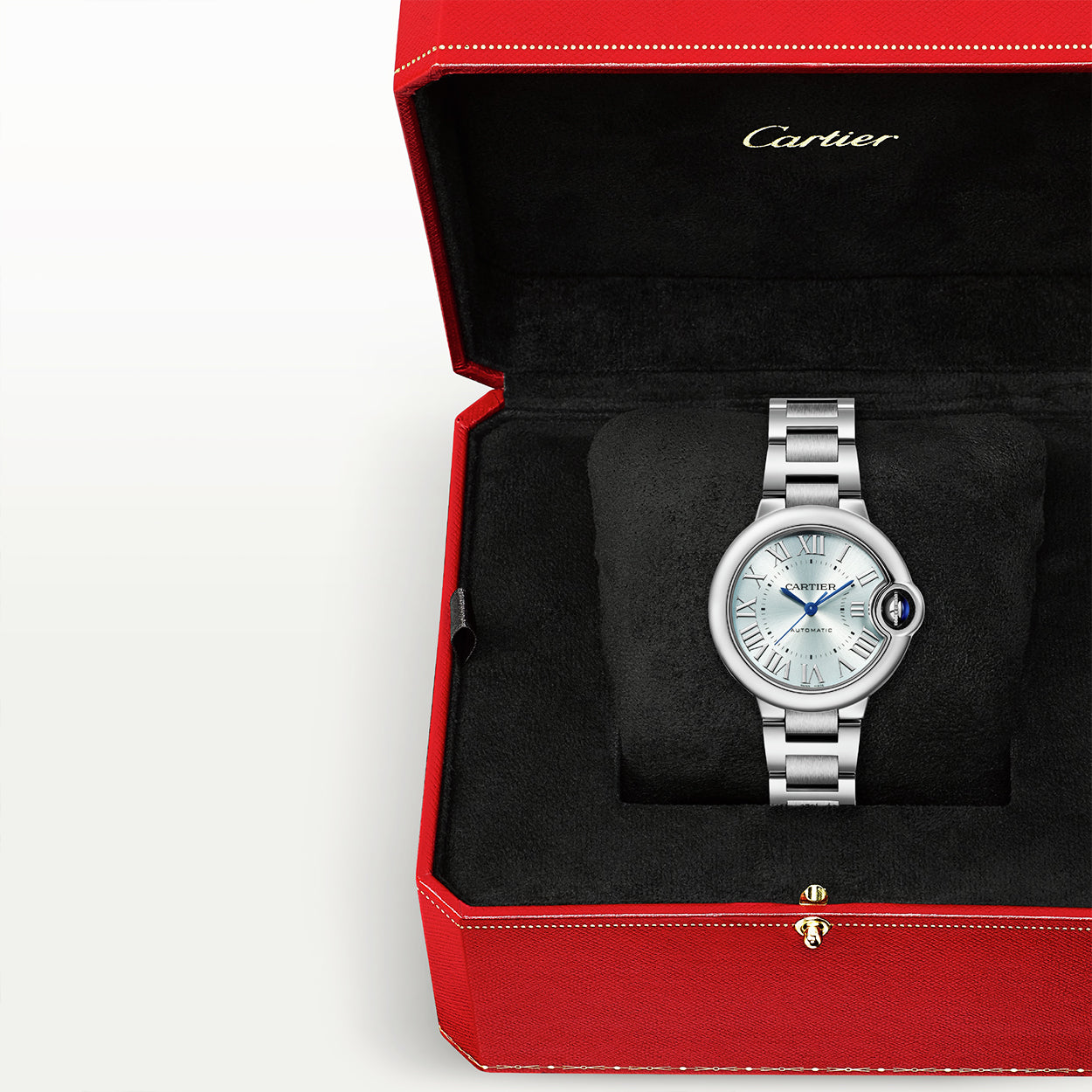 Ballon Bleu de Cartier 33mm Ice Blue Dial Automatic Watch