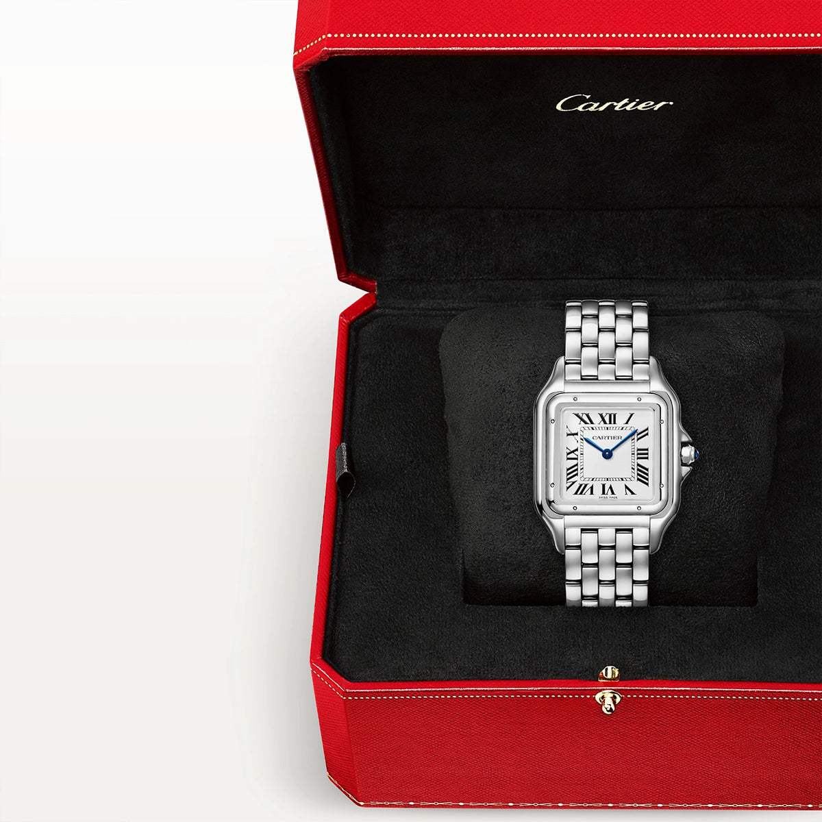 Cartier Panthère de Cartier Large Steel Mens Bracelet Watch - Berry's Jewellers
