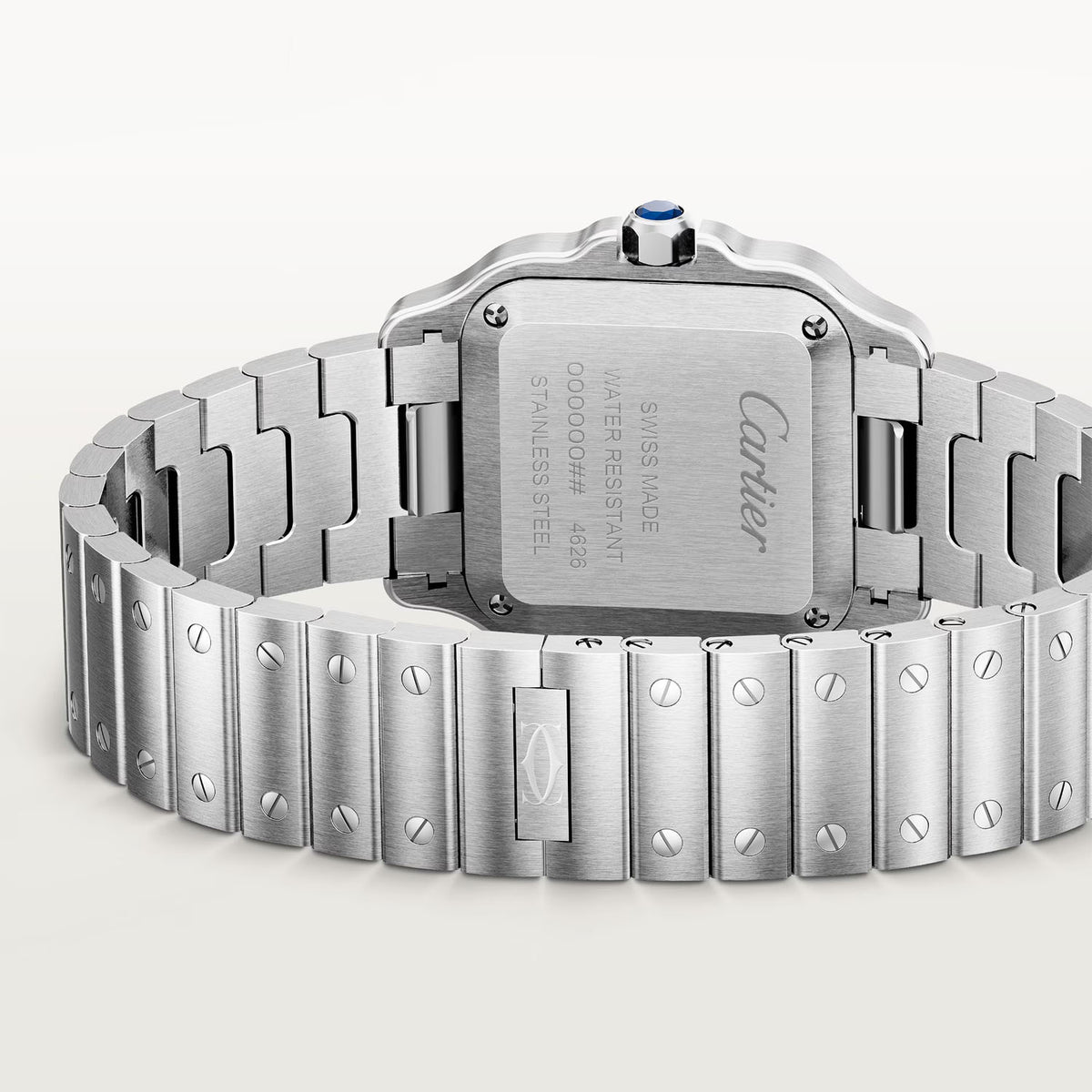 Cartier Santos de Cartier Small Steel Ladies Bracelet/Strap Watch - Berry's Jewellers