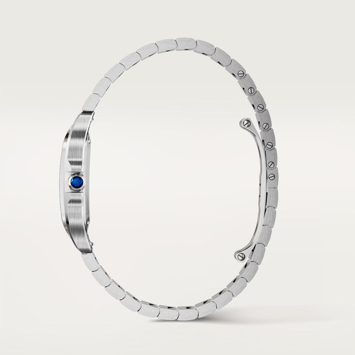 Cartier Santos de Cartier Small Steel Ladies Bracelet/Strap Watch - Berry's Jewellers