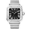 Cartier Santos de Cartier Large Black Dial Automatic Bracelet/Strap Watch - Berry's Jewellers