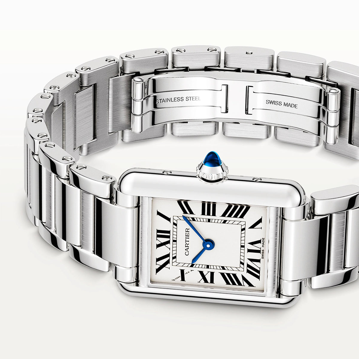Cartier Tank Must SolarBeat™ Small Steel Bracelet Watch - Berry's Jewellers