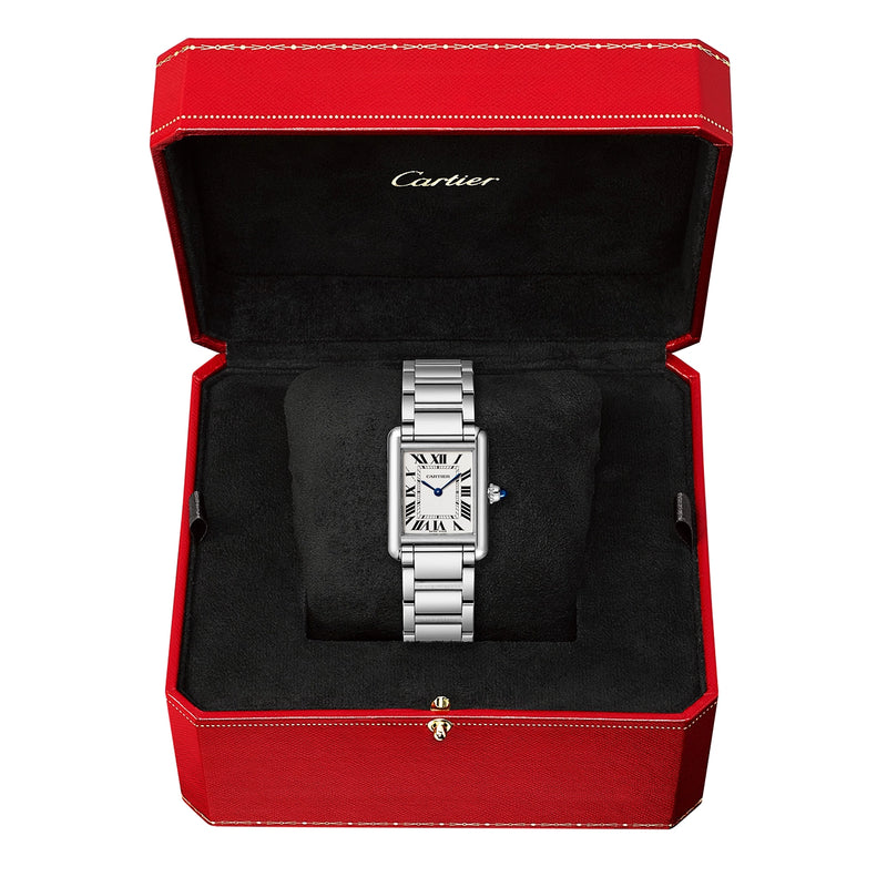Cartier Tank Must SolarBeat™ Small Steel Bracelet Watch - Berry's Jewellers