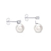 18ct White Gold AAA Akoya Pearl and Diamond Detachable Stud Earrings