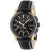 Gucci G-Chrono Quartz 44mm Black PVD Case Black Dial Strap Watch - Berry's Jewellers