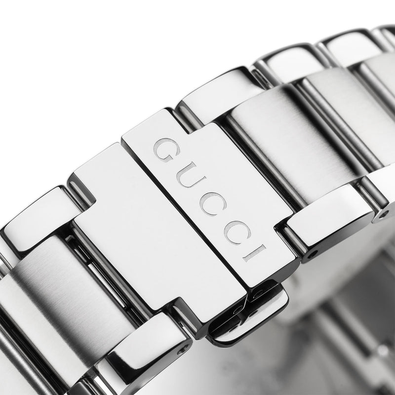 Gucci G-Chrono Quartz 44mm Stainless Steel Black Dial Bracelet Watch - Berry's Jewellers