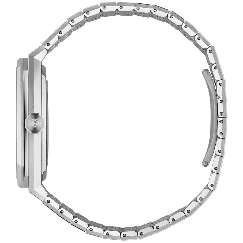 Gucci GUCCI 25H 40mm Black Dial Automatic Stainless Steel Bracelet Watch - Berry's Jewellers