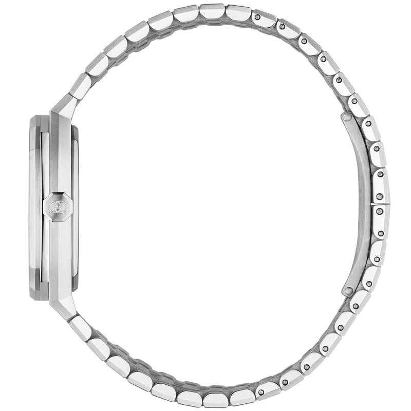 Gucci GUCCI 25H 30mm Pink Dial Watch With Stainless Steel Bracelet - Berry's Jewellers