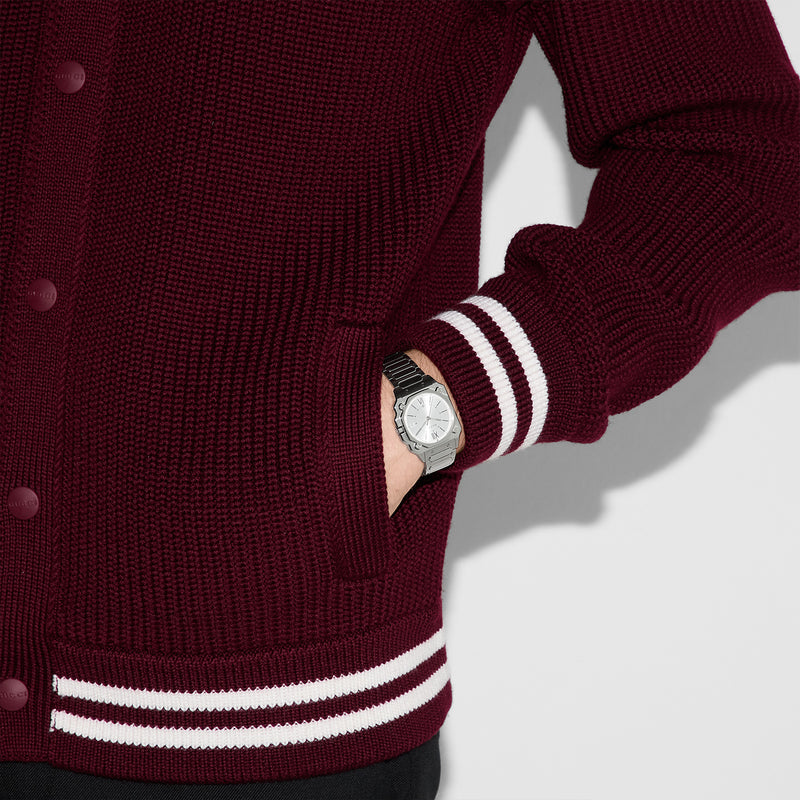 Gucci Gucci G-Flat Quartz 30 mm Stainless Steel Silver Dial  Bracelet Watch - Berry's Jewellers