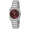 Gucci G-Flat Quartz Stainless Steel Burgundy Dial Bracelet Watch - Berry's Jewellers
