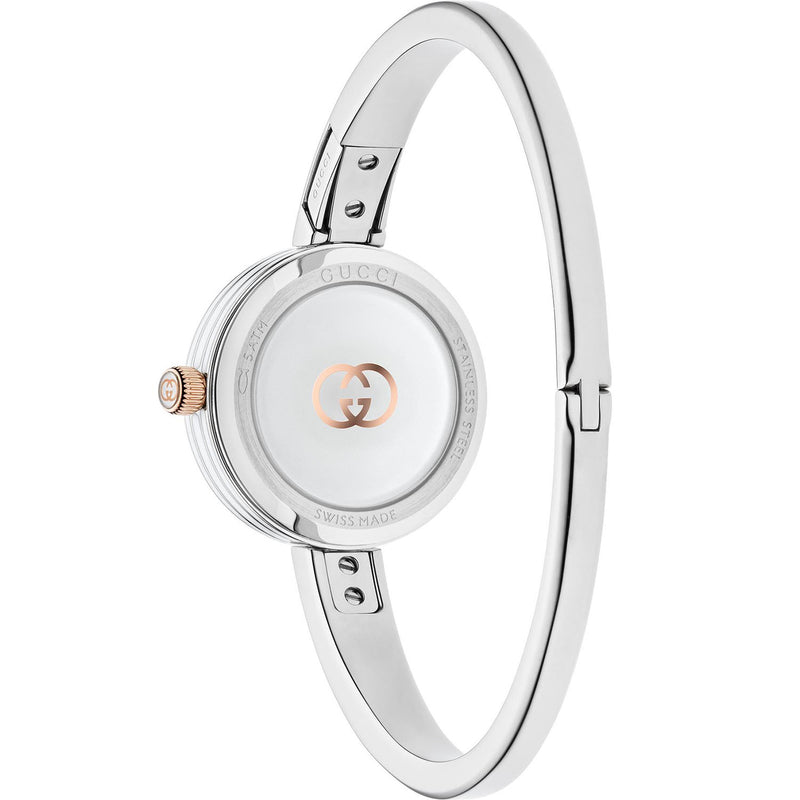 Model 2000 Quartz Stainless Steel Silver Dial Size 15 Bangle Watch