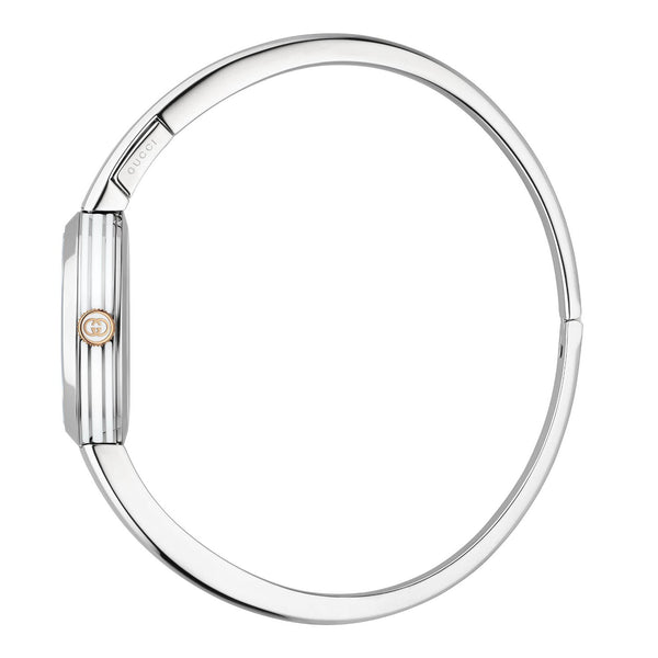 Model 2000 Quartz Stainless Steel Silver Dial Size 15 Bangle Watch