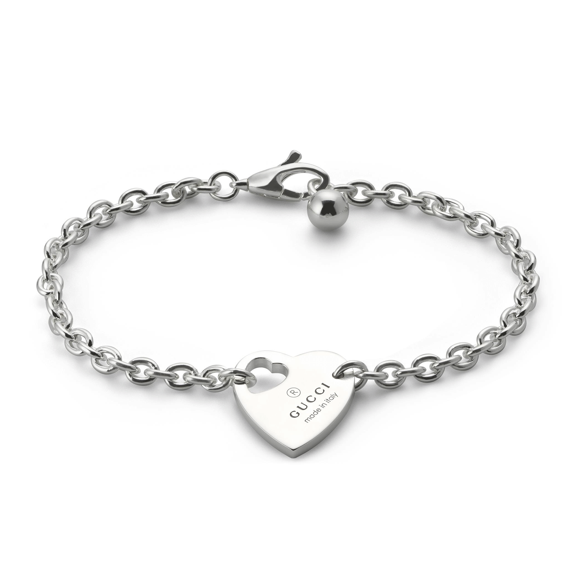 Trademark Sterling Silver Heart Bracelet