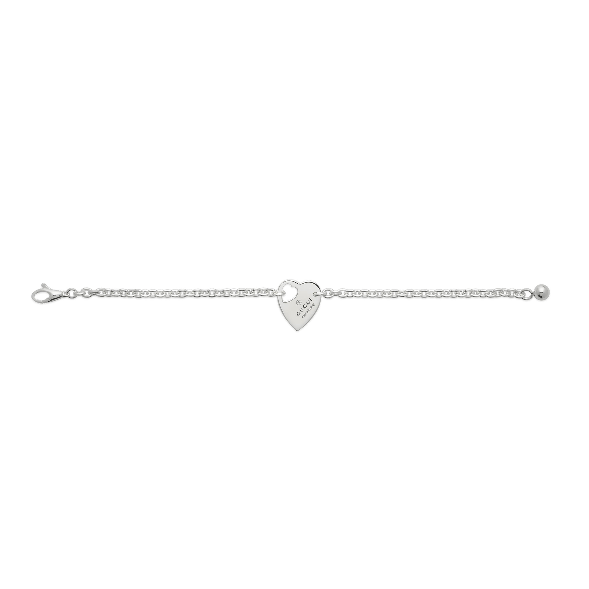 Trademark Sterling Silver Heart Bracelet