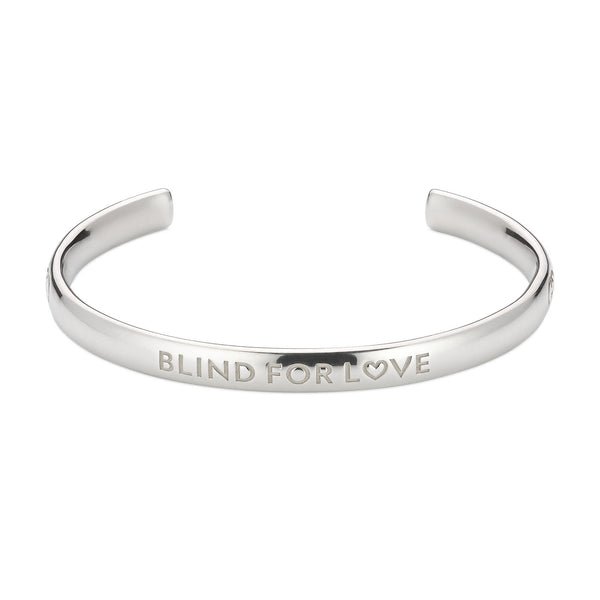 Blind For Love Sterling Silver Bangle