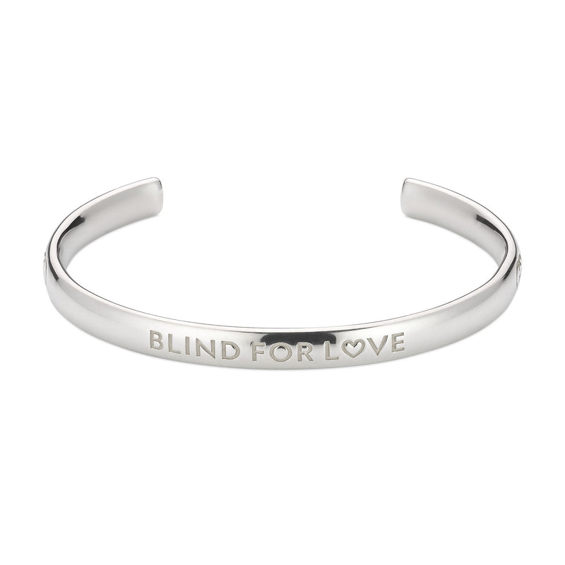 Gucci Blind For Love Sterling Silver Bangle - Berry's Jewellers