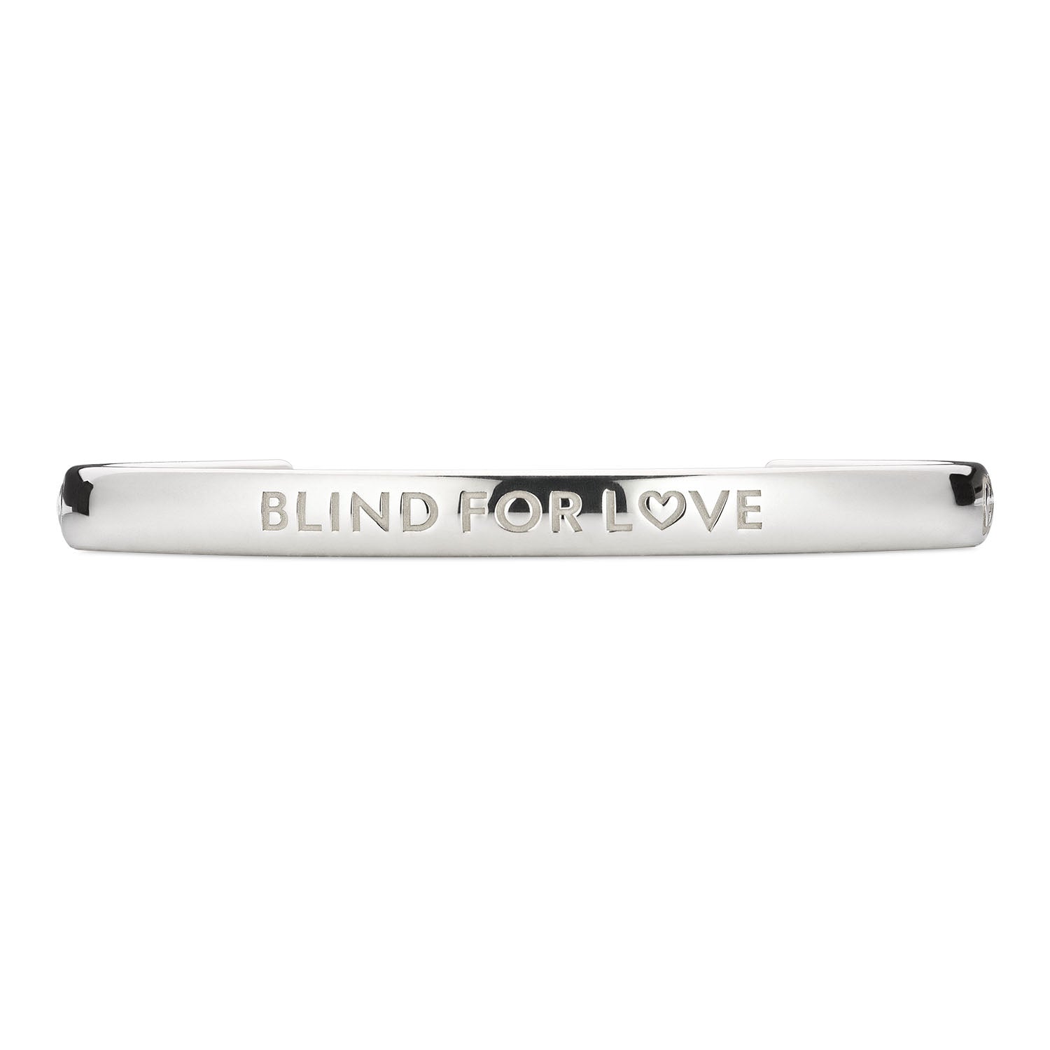 Blind For Love Sterling Silver Bangle
