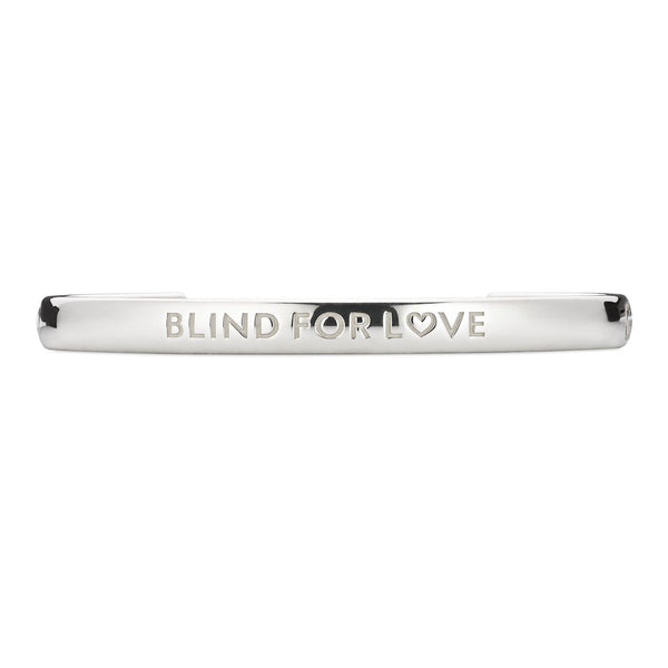 Blind For Love Sterling Silver Bangle