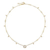 Gucci Interlocking 18ct Yellow Gold Diamond Necklace