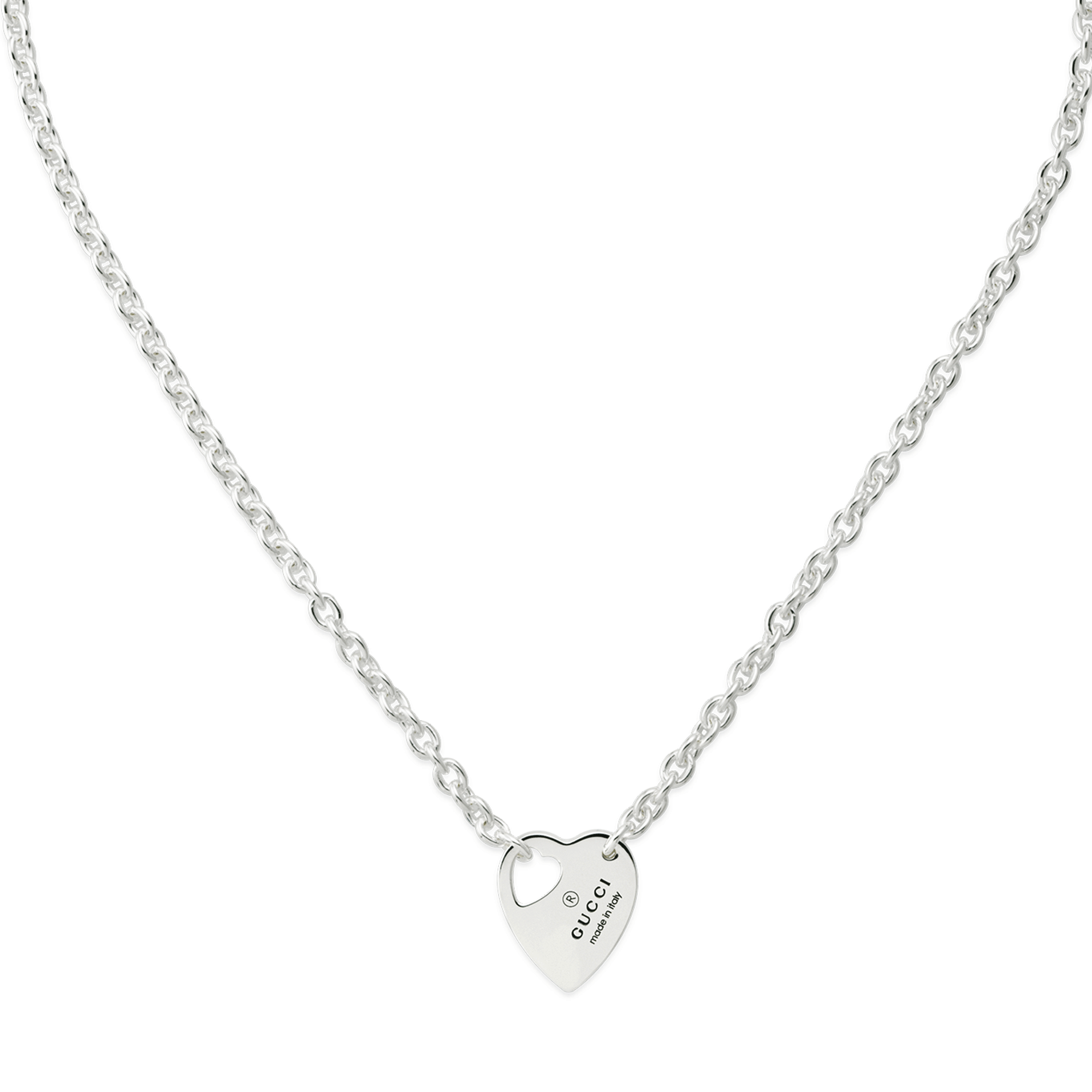 Trademark Sterling Silver Heart Necklace