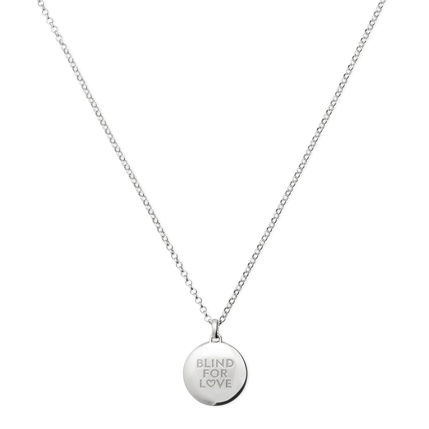 Gucci Blind For Love Round Engraved 50cm Pendant - Berry's Jewellers
