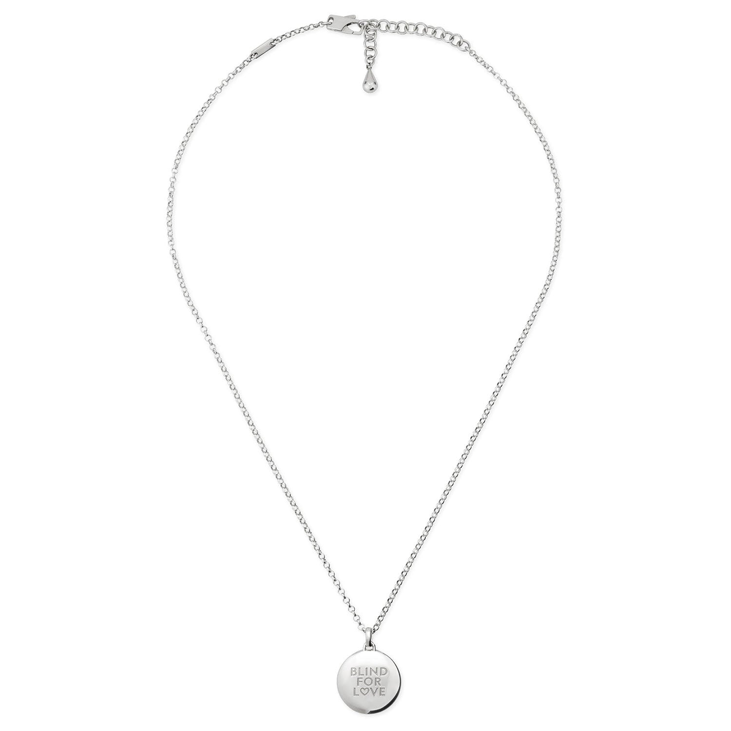 Gucci Blind For Love Round Engraved 50cm Pendant - Berry's Jewellers