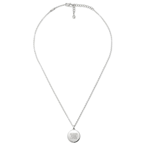 Gucci Blind For Love Round Engraved 50cm Pendant - Berry's Jewellers