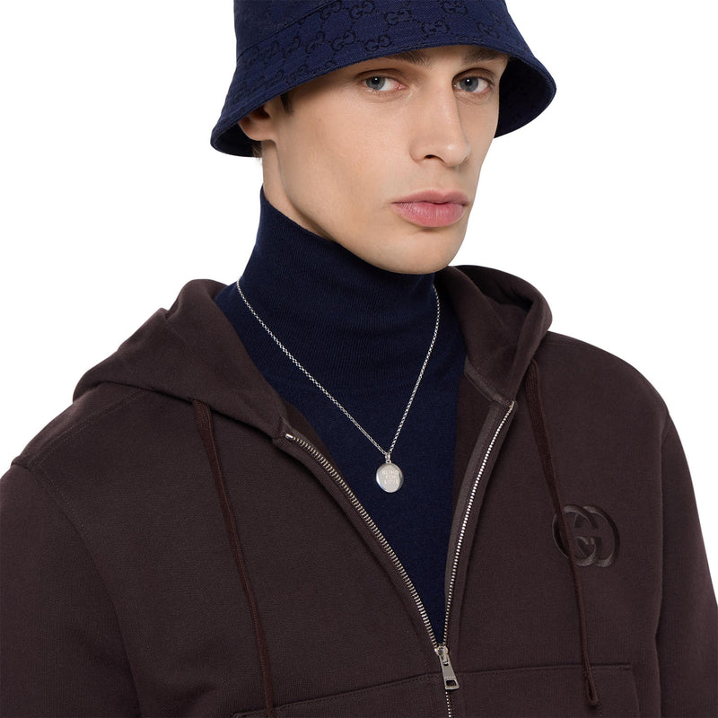 Gucci Blind For Love Round Engraved 50cm Pendant - Berry's Jewellers