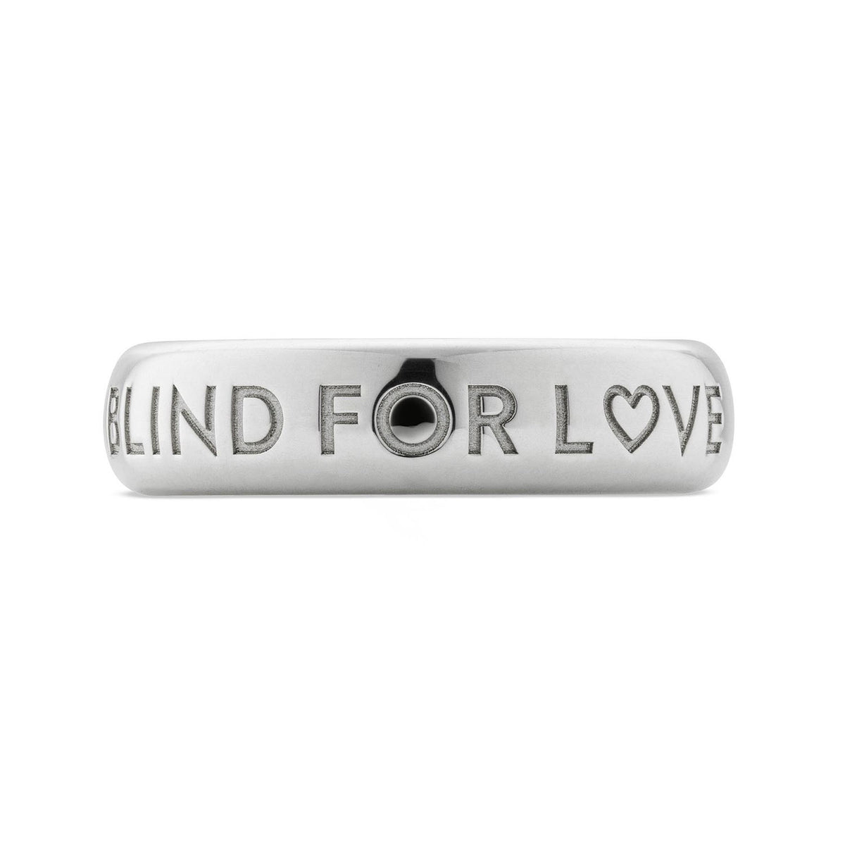 Gucci Blind For love Sterling Silver 5mm Ring - Berry's Jewellers