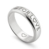 Gucci Blind For love Sterling Silver 5mm Ring - Berry's Jewellers
