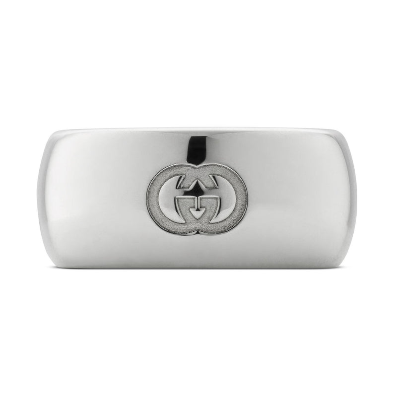 Gucci Blind For love Sterling Silver 9mm Ring - Berry's Jewellers