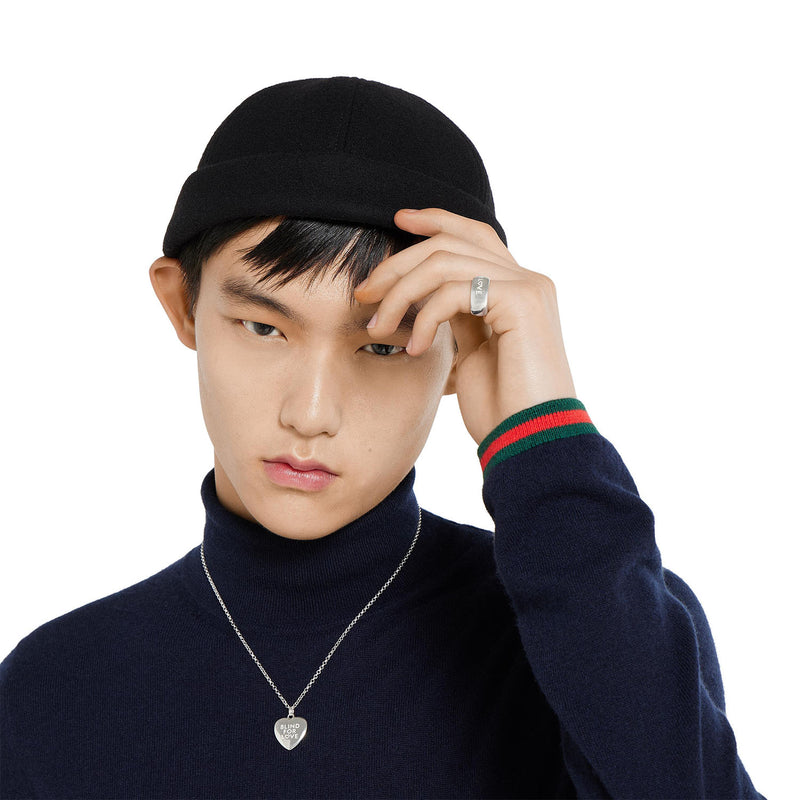 Gucci Blind For love Sterling Silver 9mm Ring - Berry's Jewellers