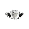 Blind For love Sterling Silver Heart Ring