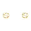 Gucci Interlocking 18ct Yellow Gold Large Stud Earrings
