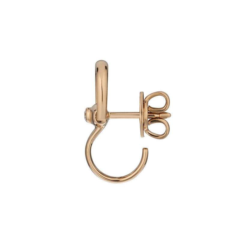 Gucci Gucci Horsebit 18ct Rose Gold Diamond Mini Earrings - Berry's Jewellers