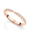 Berry's 18ct Rose Diamond Set Shaped Wedding Ring - Berry's Jewellers