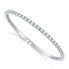 Berry's 18ct White Gold Diamond Set Sprung Bangle With Magnetic Clasp - Berry's Jewellers