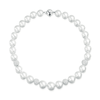 Berry's 18ct White Gold Graduated South Sea Pearl Necklet With Set Pave Set Diamond Spheres - Berry's Jewellers