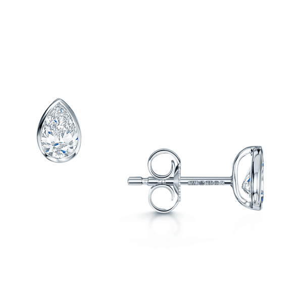 Berry's 18ct White Gold Pear Cut Diamond 0