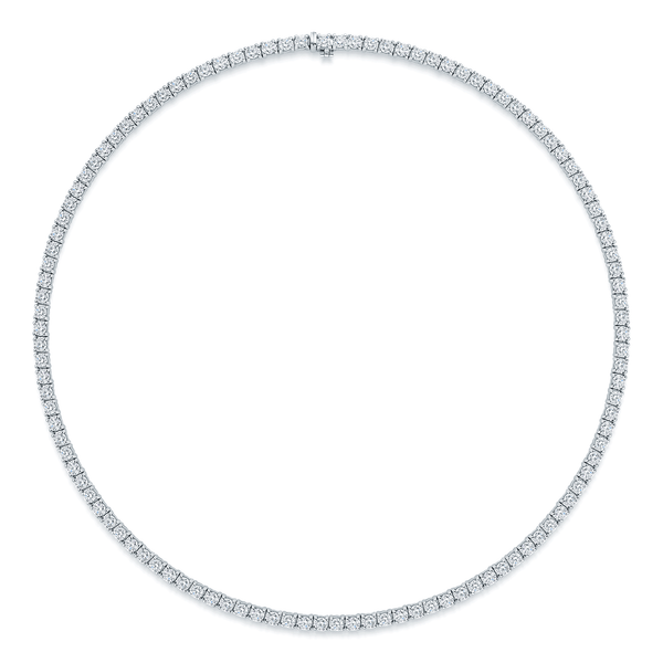 Berry's 18ct White Gold Round Brilliant Cut Diamond Collarette - Berry's Jewellers