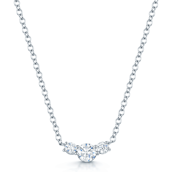 Berry's 18ct White Gold Three Stone Diamond Pendant - Berry's Jewellers