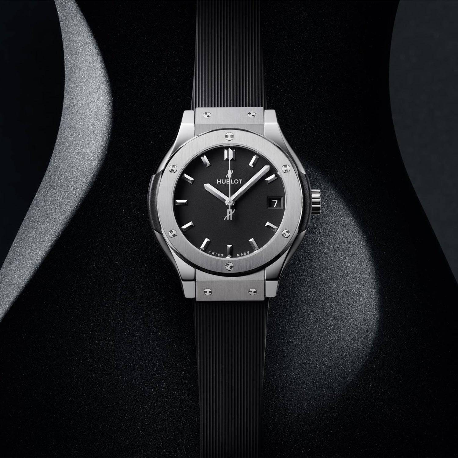Berry's Classic Fusion 29mm Grey Dial & Rubber Strap Watch - Berry's Jewellers