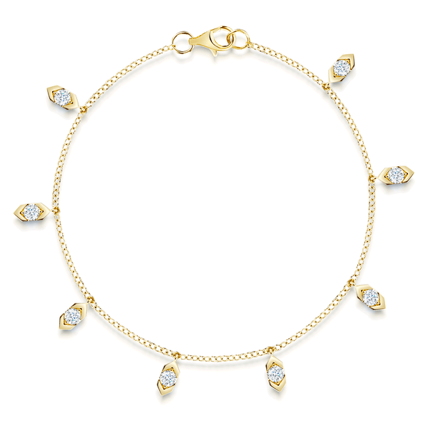 Berry's Nouveau Collection 18ct Yellow Gold Diamond Bracelet - Berry's Jewellers