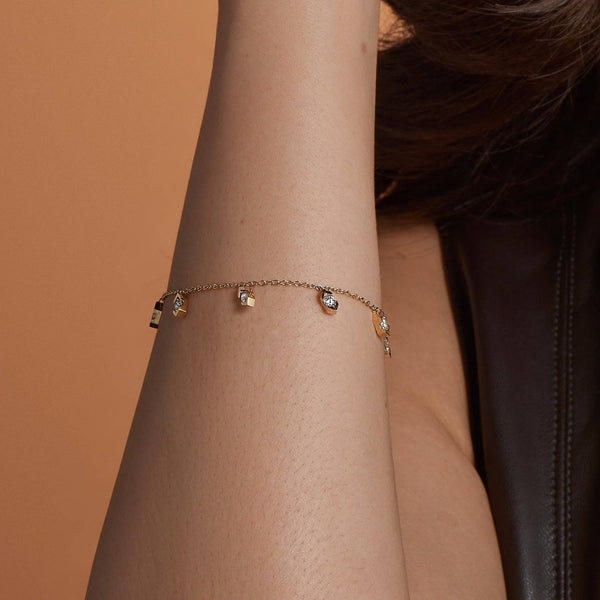 Berry's Nouveau Collection 18ct Yellow Gold Diamond Bracelet - Berry's Jewellers