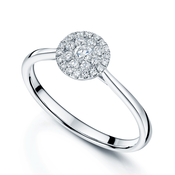 Berry's Platinum Diamond Cluster Ring - Berry's Jewellers