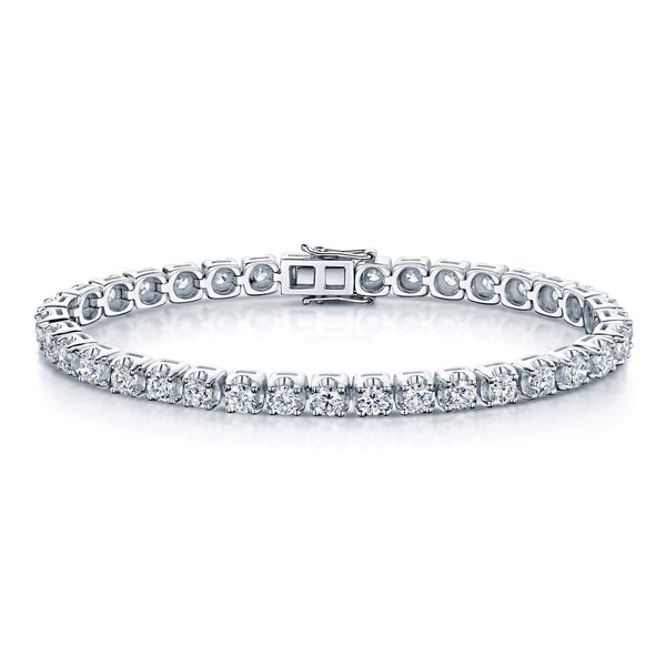 Berry's Platinum Round Brilliant Cut Diamond Tennis Bracelet - Berry's Jewellers