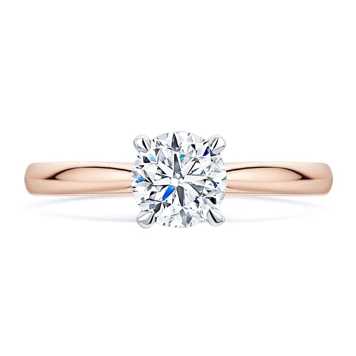 Berry's Simply Solitaire Collection 18ct Rose Gold Diamond Solitaire Engagement Ring GIA Certified 1.00 Carat - Berry's Jewellers